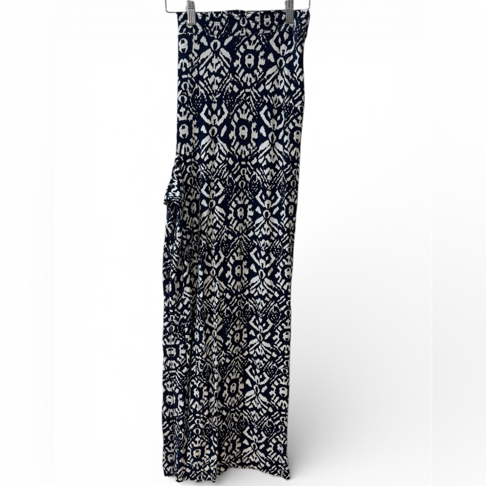 Ralph Lauren Navy and White Palazzo Pants
